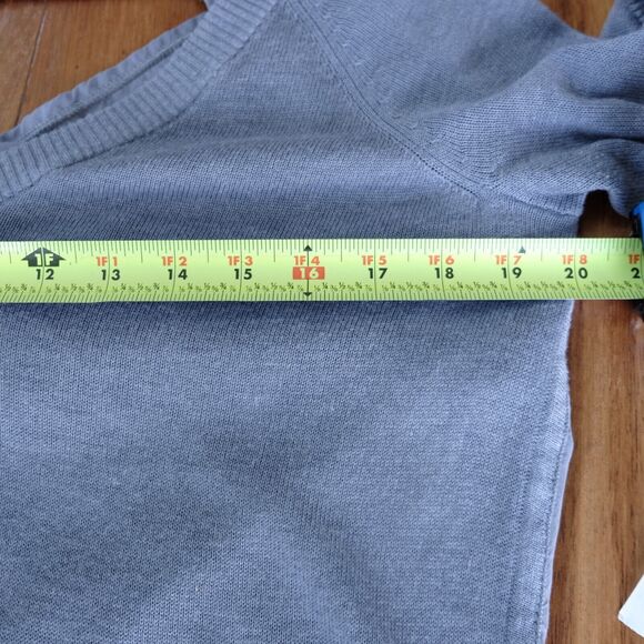 Lululemon Unity Sweater Sz S/M Cashmere Lyocell Gray Drape CHECK MEASUREMENTS - Picture 10 of 12